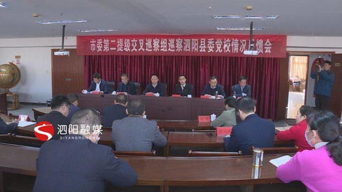 市委第二提级交叉巡察组向泗阳县委党校反馈巡察情况