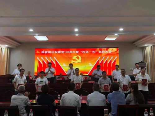 镇平县杨营镇 召开庆祝中国共产党成立100周年暨 两优一先 表彰大会