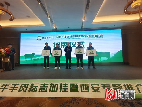 邱县牛羊肉标志加挂暨西安专题推介会在陕西西安成功举办