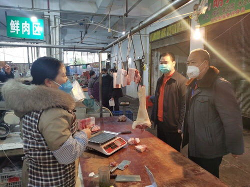 镇平县委副书记秦孟刚深入农副产品市场 督导保供防疫工作